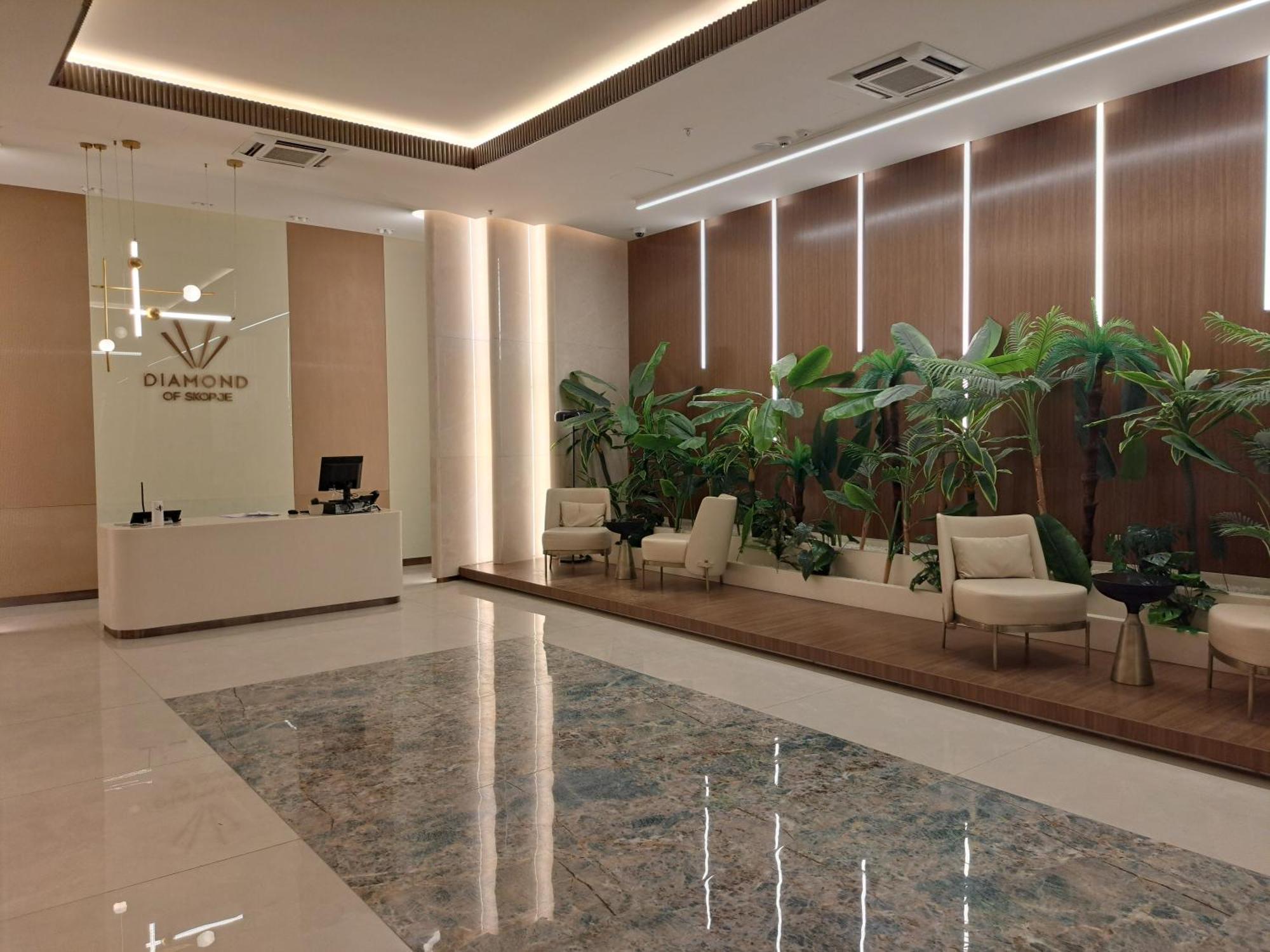 Anika Luxury Apartment At Diamond Center Скопье Экстерьер фото